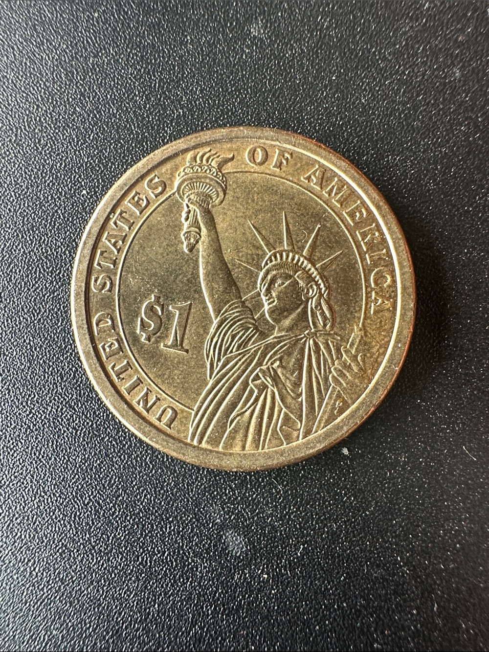 U.S.A. 2007 John Tyler 10th President  One Dollar Commemorative Coin - Mint